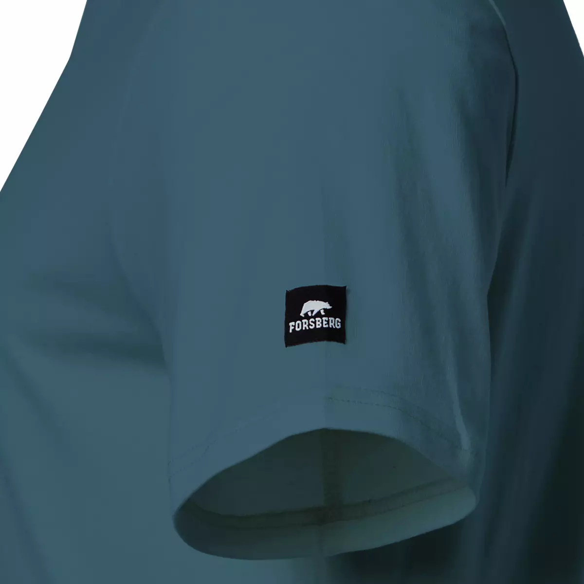 FORSBERG T-Shirt mit kleinem Gummi-Patch - 11