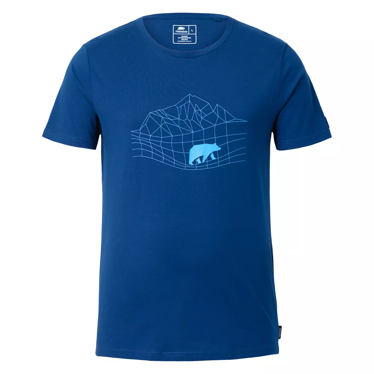 FORSBERG T-Shirt mit Polygonraster-Logo - 1