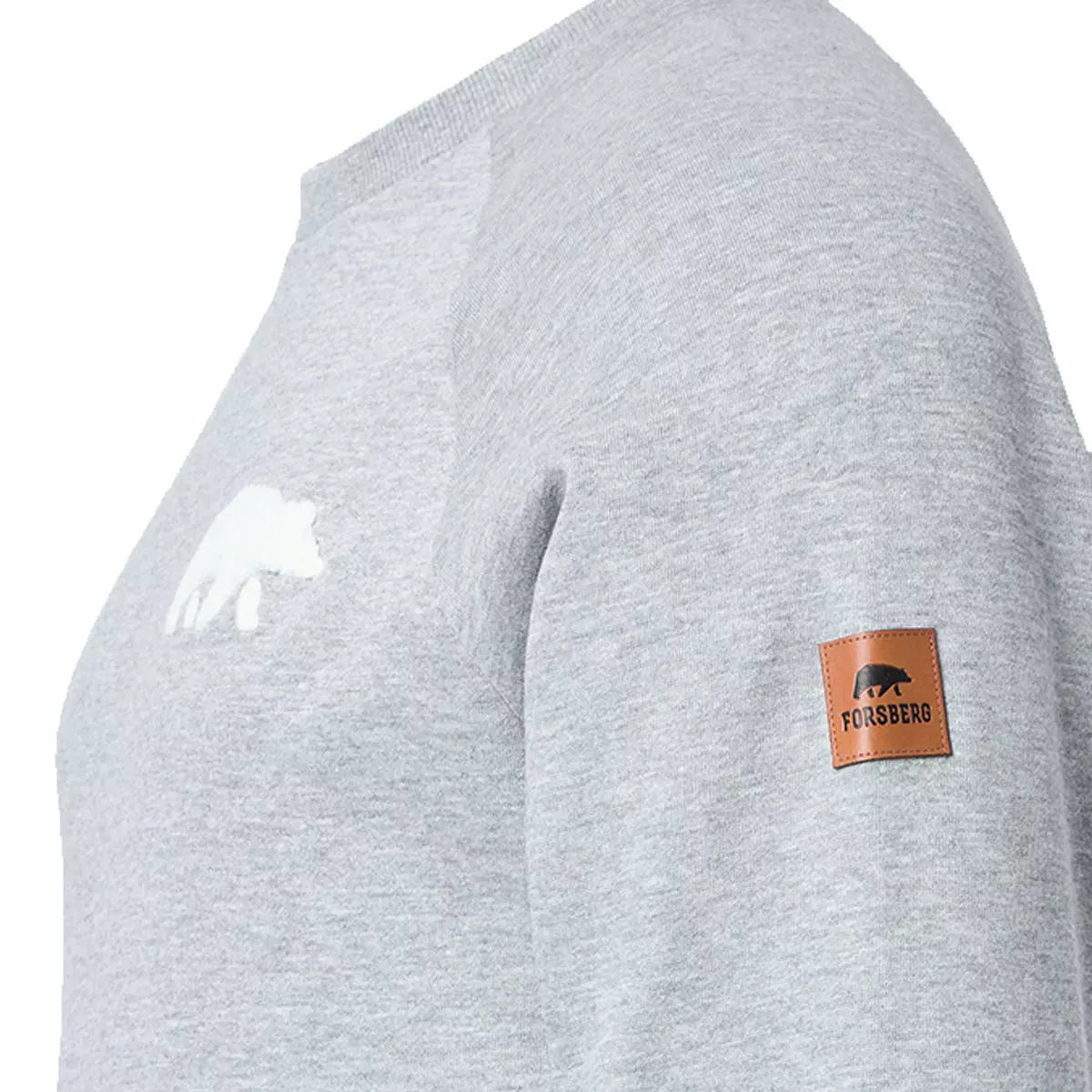 FORSBERG Sweatshirt mit Frottee Logo - 5