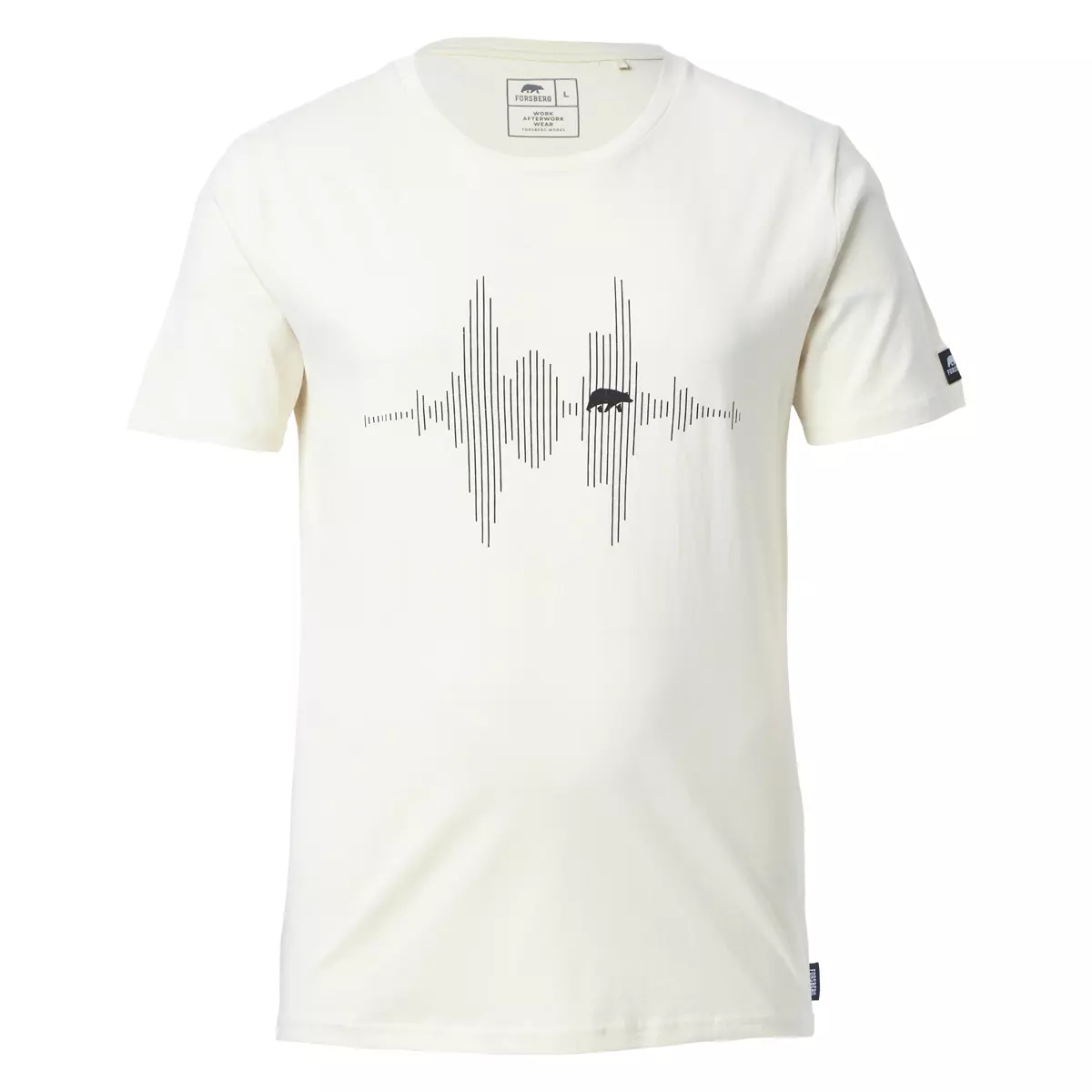 FORSBERG T-Shirt mit Audiowelle - 4
