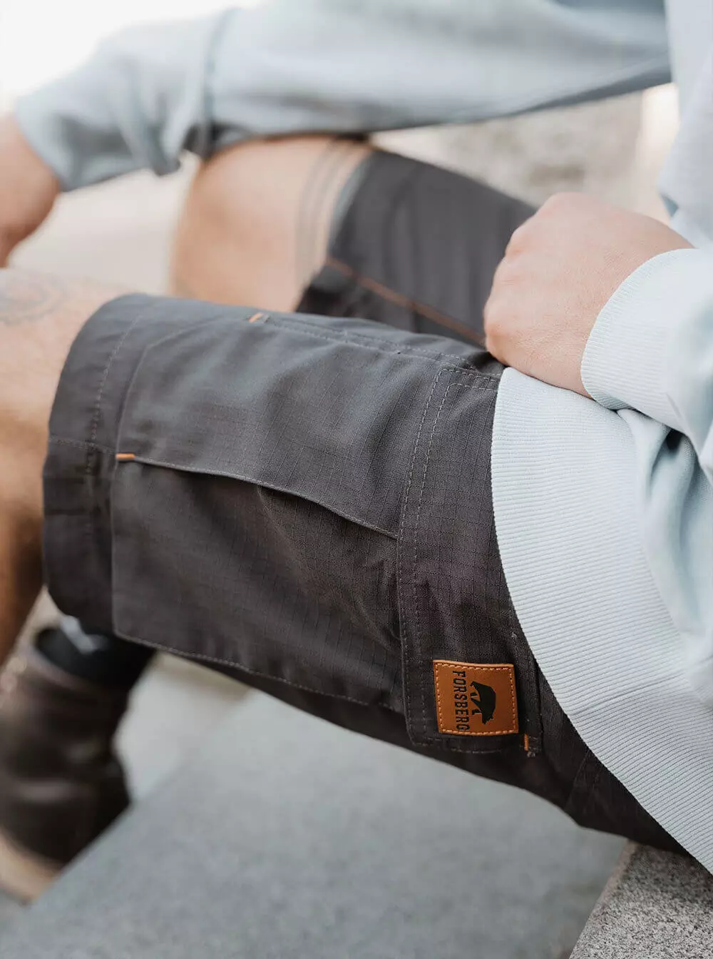 Bekleidung, Kurze Hosen, Knie, Person, Hosen