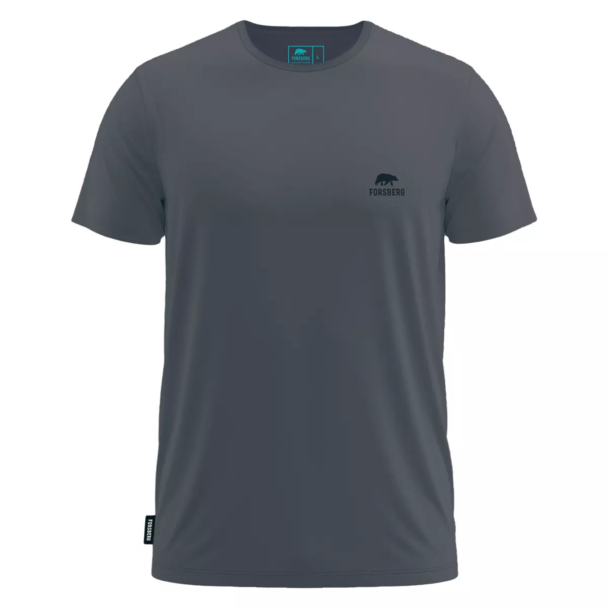FORSBERG Lite T-Shirt mit kleinem Brustlogo - 3