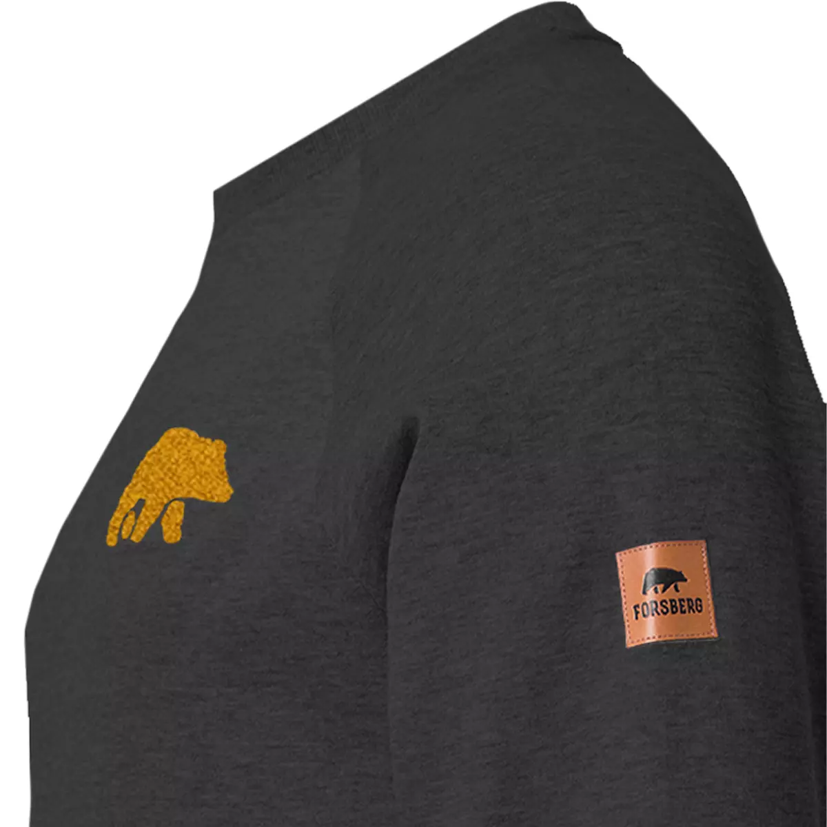 FORSBERG Sweatshirt mit Frottee Logo - 2