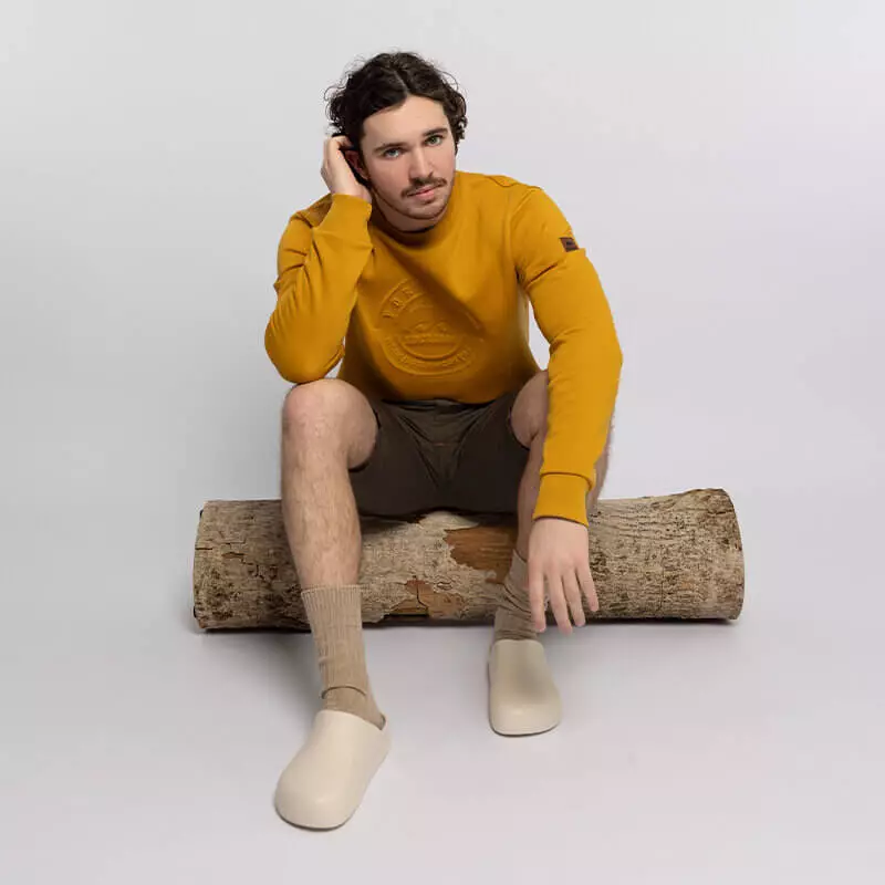 Sweatshirt, 3D Logo, Baumstamm