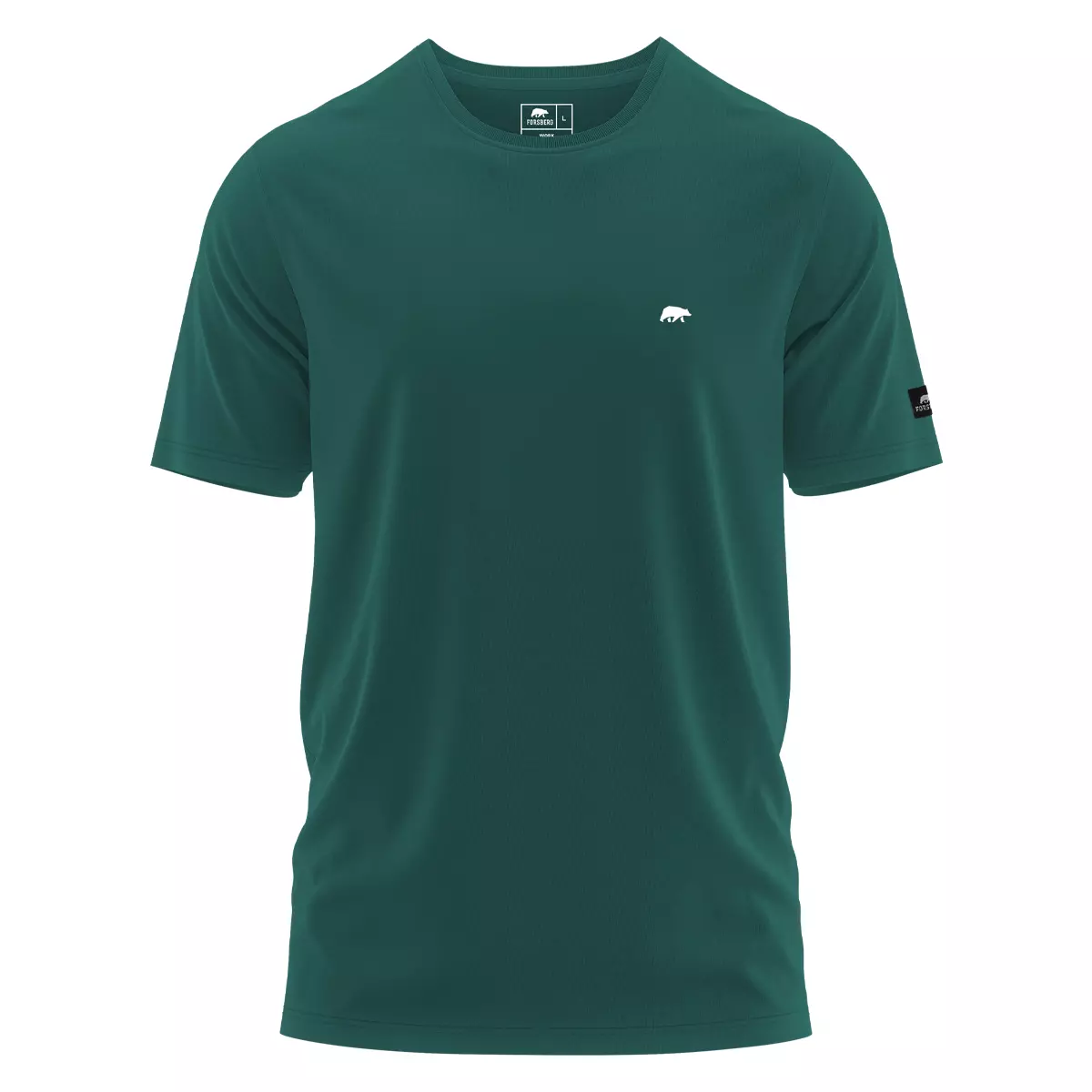 FORSBERG T-Shirt mit kleinem Gummi-Patch - 15