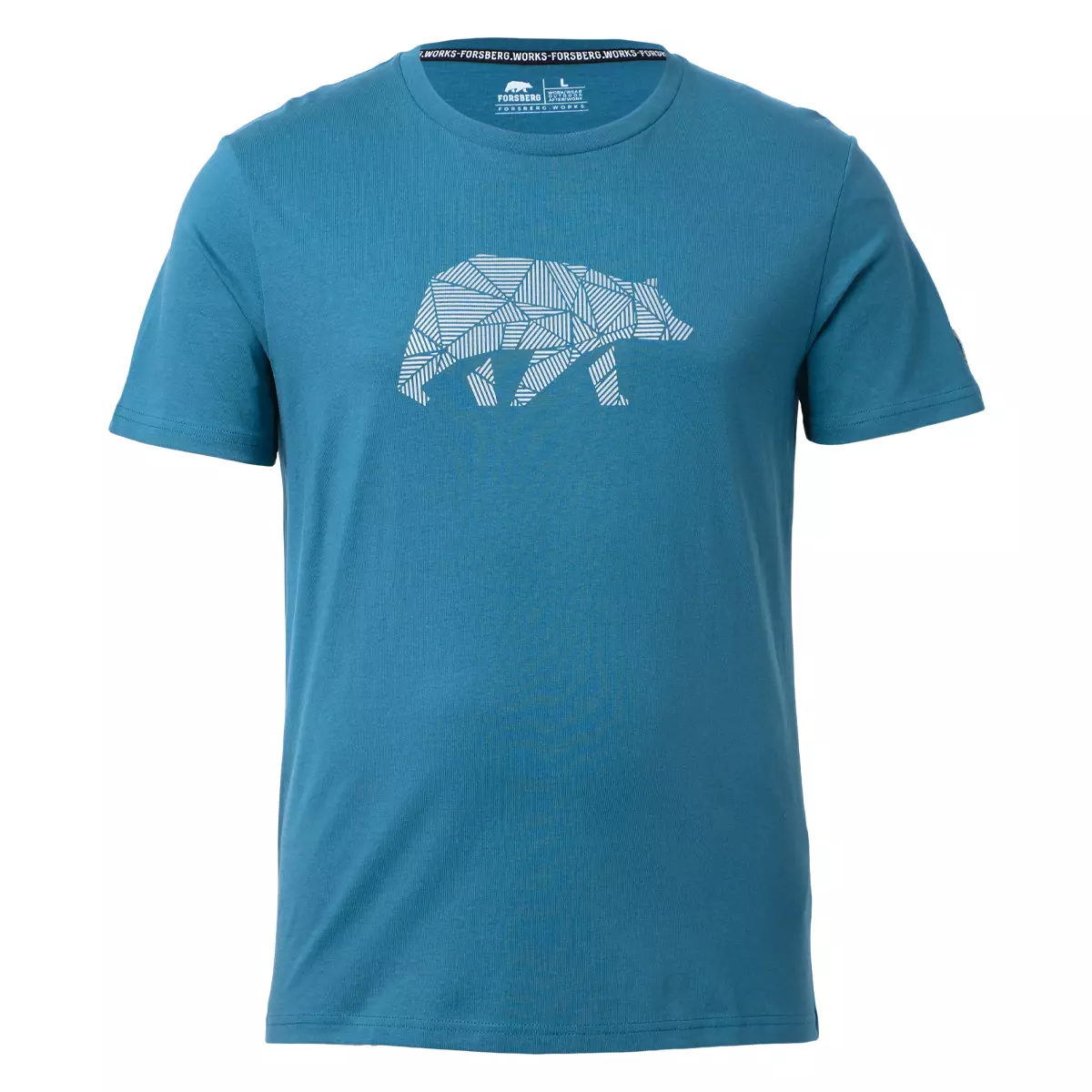 FORSBERG T-Shirt mit reflektierendem Brustlogo - 7