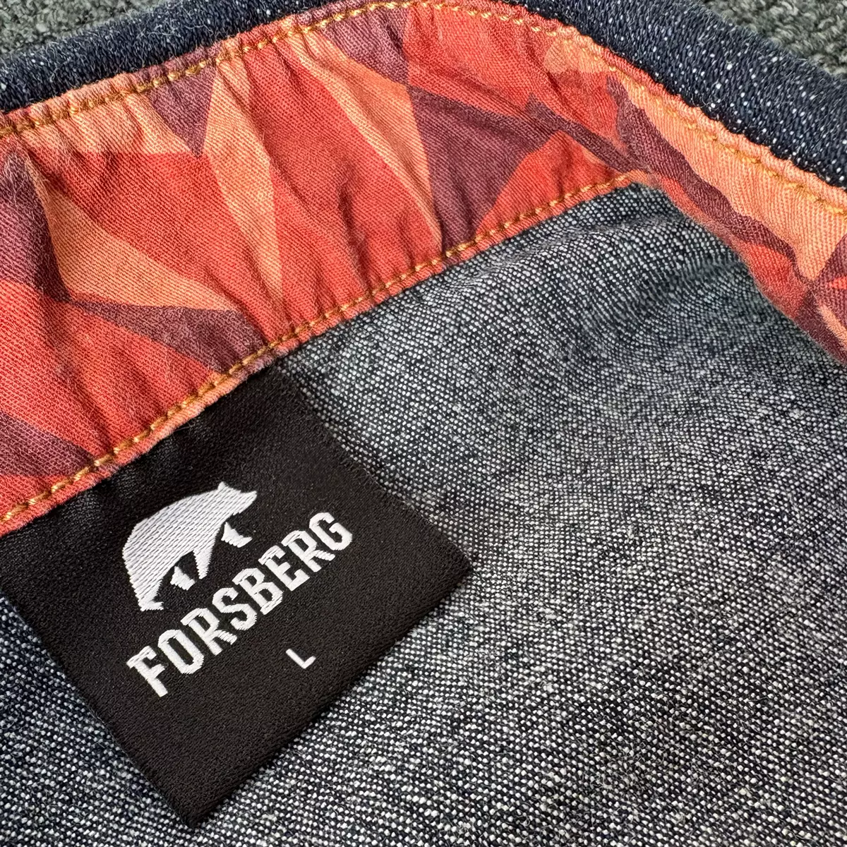 FORSBERG robustes Jeanshemd mit farbigem Ausputz - 8