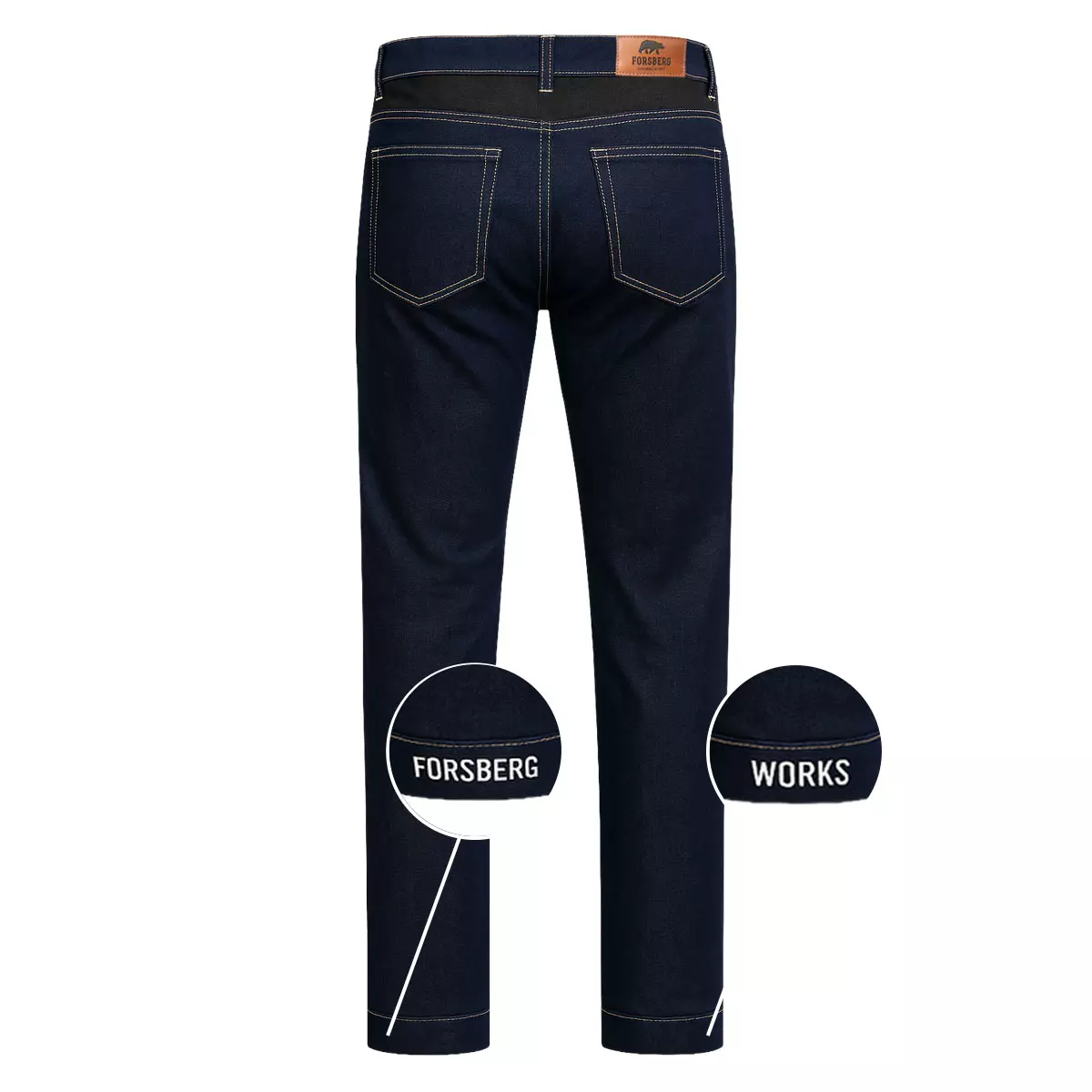 FORSBERG Denim 5 Pocket Jeans - 3