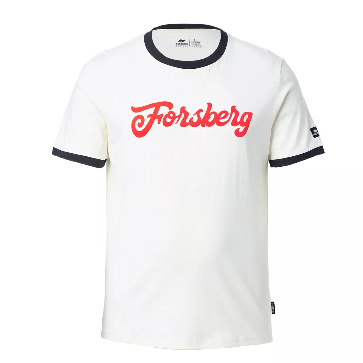 FORSBERG T-Shirt mit Vintage Logo - 4
