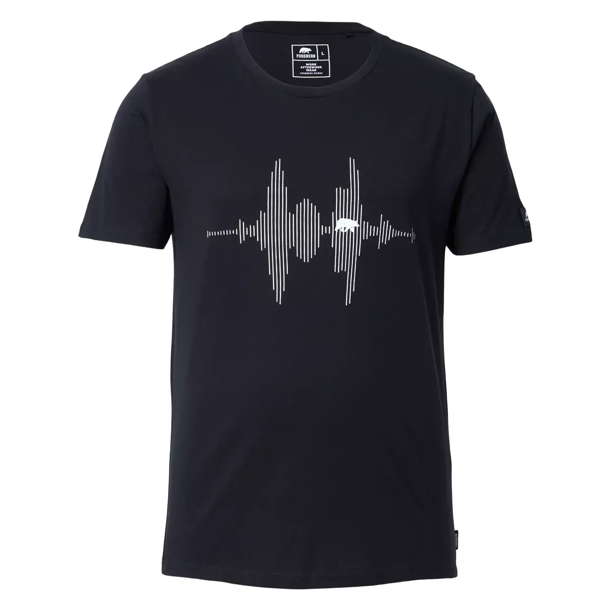 FORSBERG T-Shirt mit Audiowelle - 7