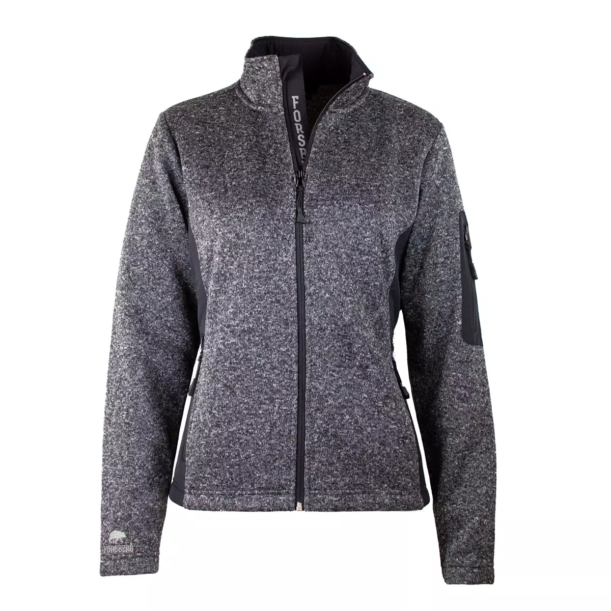 FORSBERG funktionelle Strickfleece Jacke Damen - 1