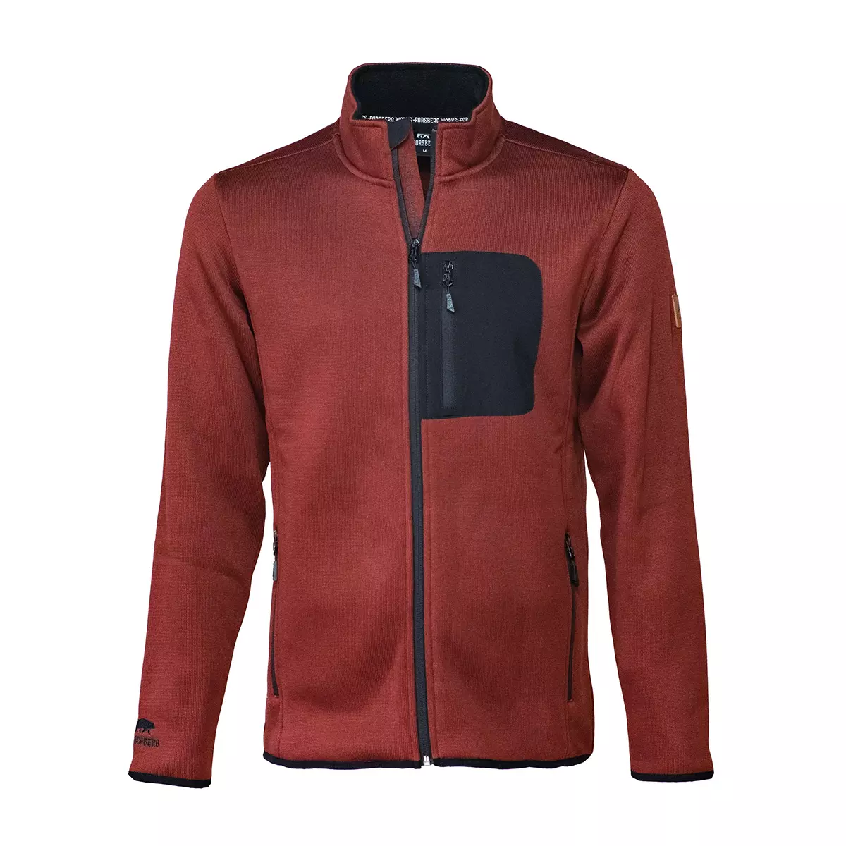 FORSBERG warme Strickjacke mit Brusttasche - 14