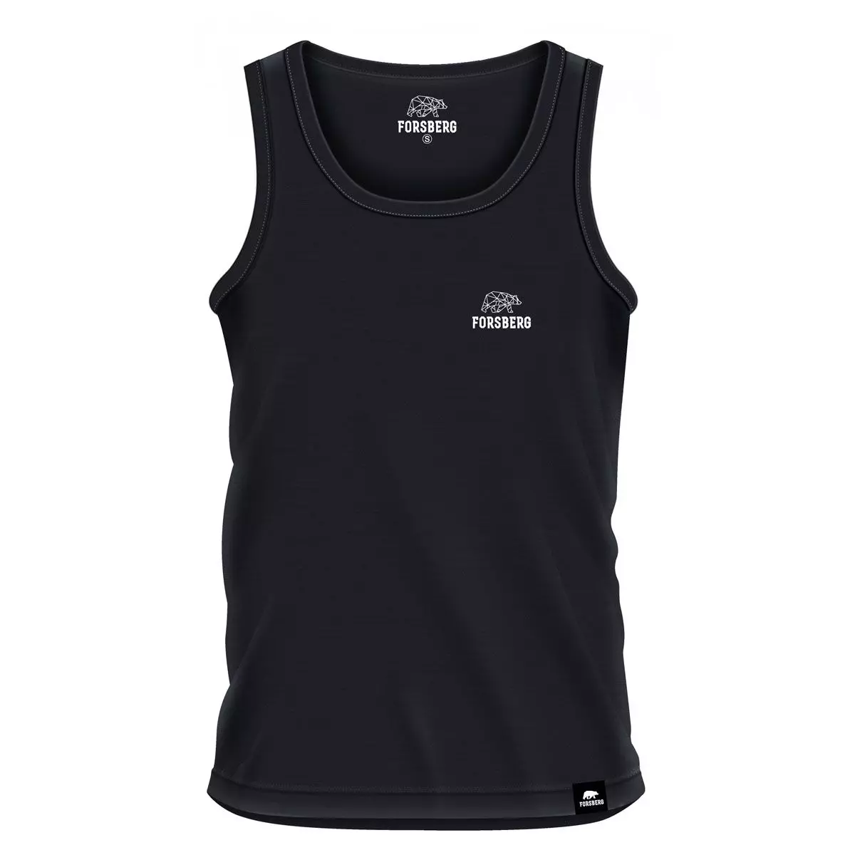FORSBERG schwarzes Tanktop Shirt - 1